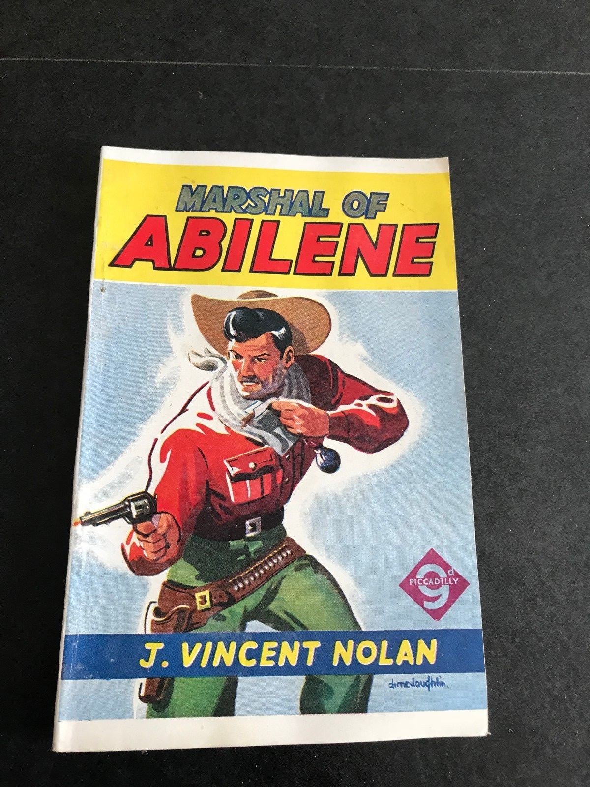 marshal of abilene . by j.vincent nolan . 1940s or 1950s ?