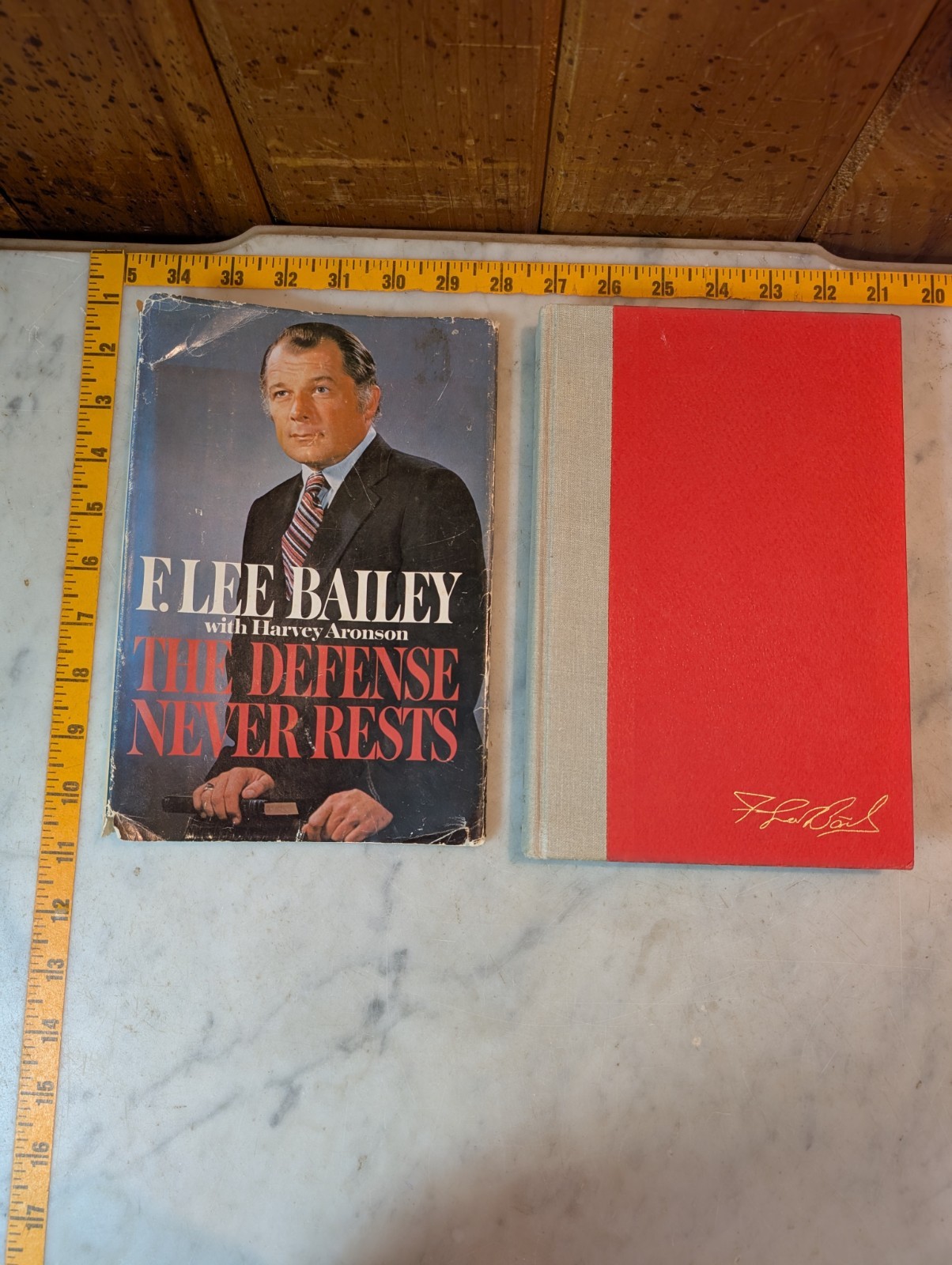 SIGNED The Defense Never Rests by F. Lee Bailey 1st Ed HCDJ OJ simpson Lawyer