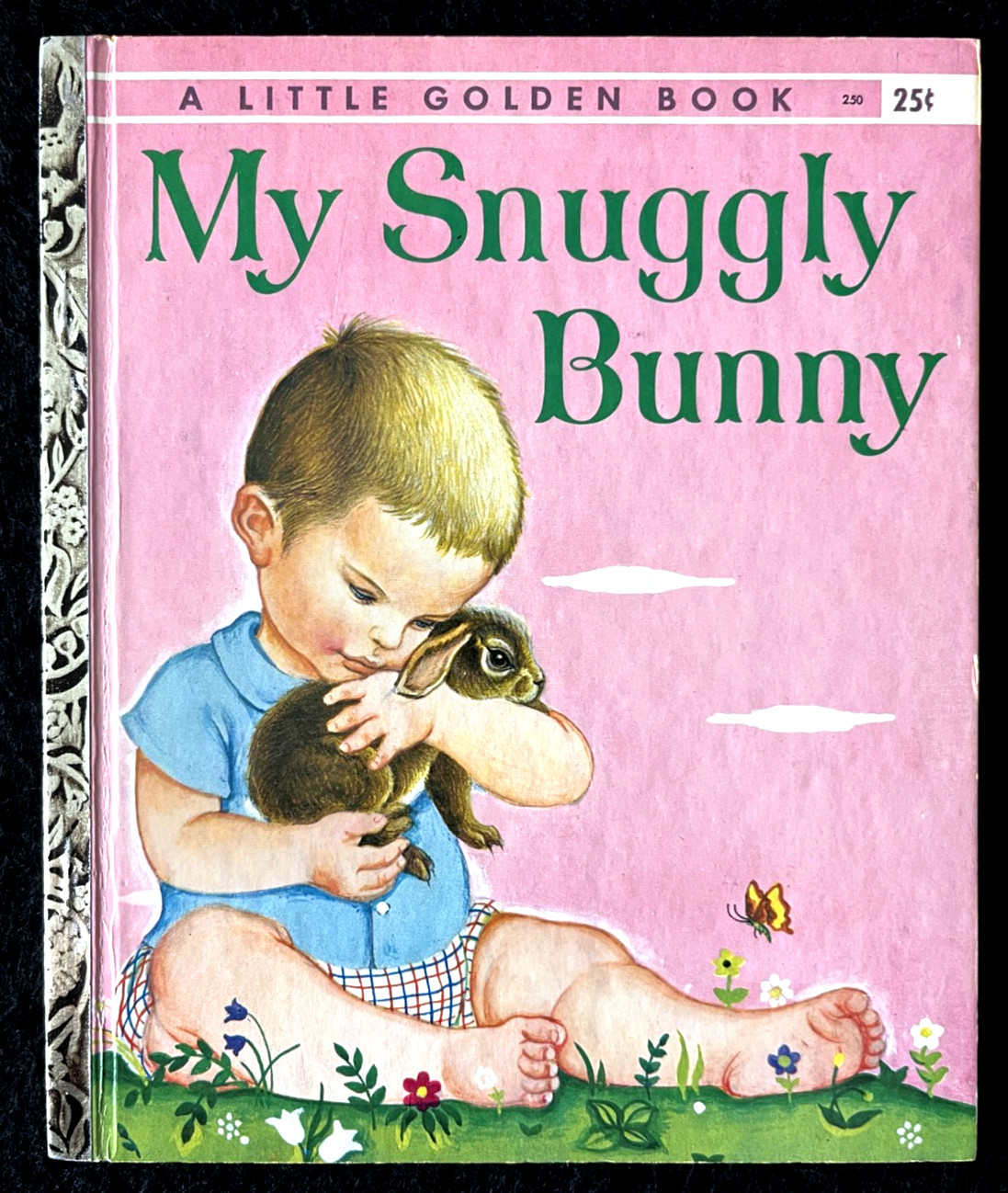MY SNUGGLY BUNNY ~ children’s 1st „A“ ed. Little Golden Book #250, Eloise Wilkin