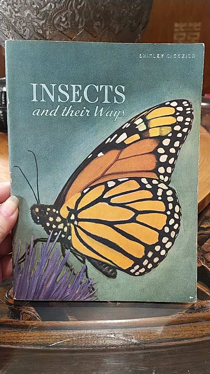 „INSECTS AND THEIR WAYS“. 1940s Basic Science Education Series children’s book.