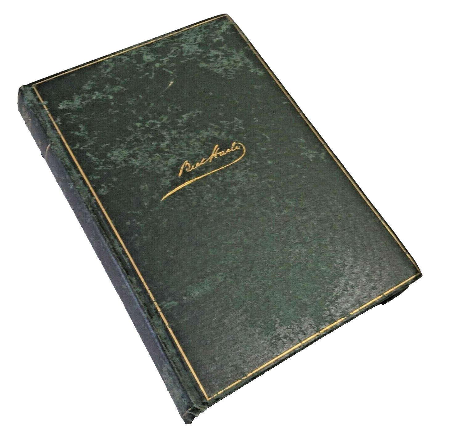 1899 The Writings of Bret Harte Vol 1 Gilted Edition Luck of Roaring Camp Wear