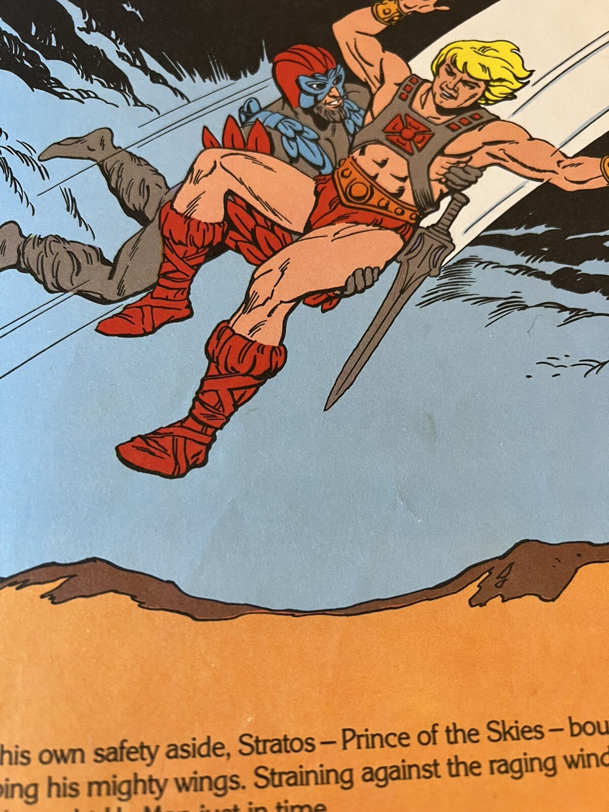Masters of the Universe Book Thief of Castle Grayskull 1983 PB Imperfect Golden