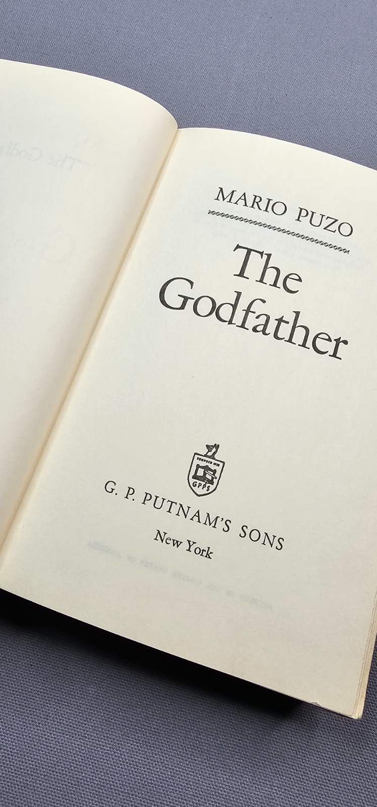 The Godfather Mario Puzo 1969 First Book Club Edition Hardcover No Dust Jacket