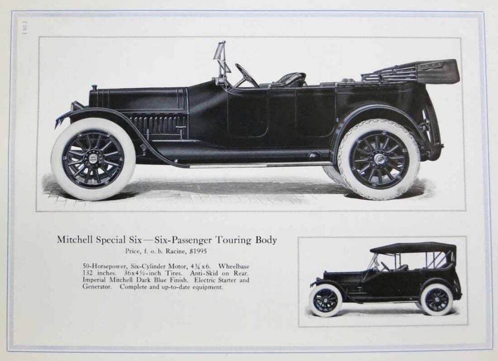 Automobile Advertising / MITCHELL Eighty Years of Faithful Service 1st ed 1915