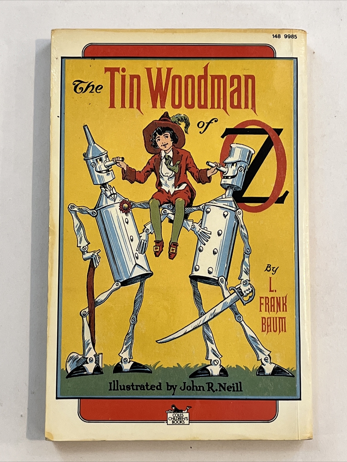 The tin woodman of OZ by L. Frank Baum (1980 PB Canada) Illustrated J.R. Neil