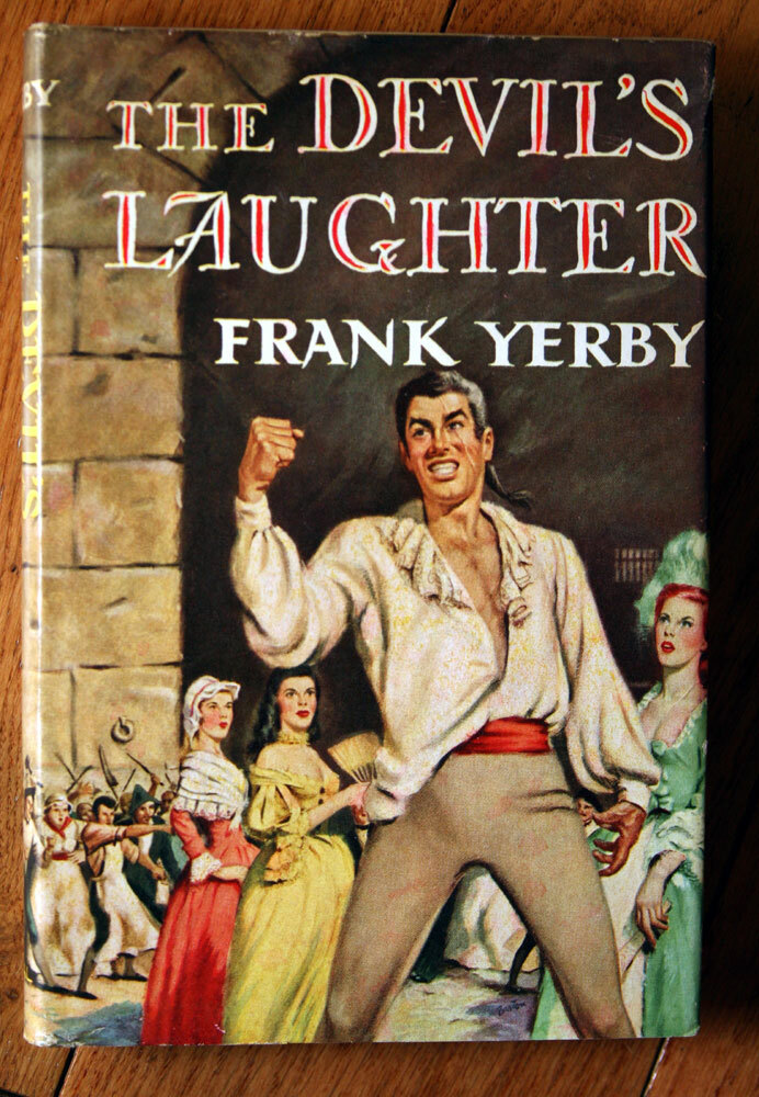 The Devil’s Laughter by Frank Yerby 1953 HC/DJ BCE Vintage Novel The Dial Press