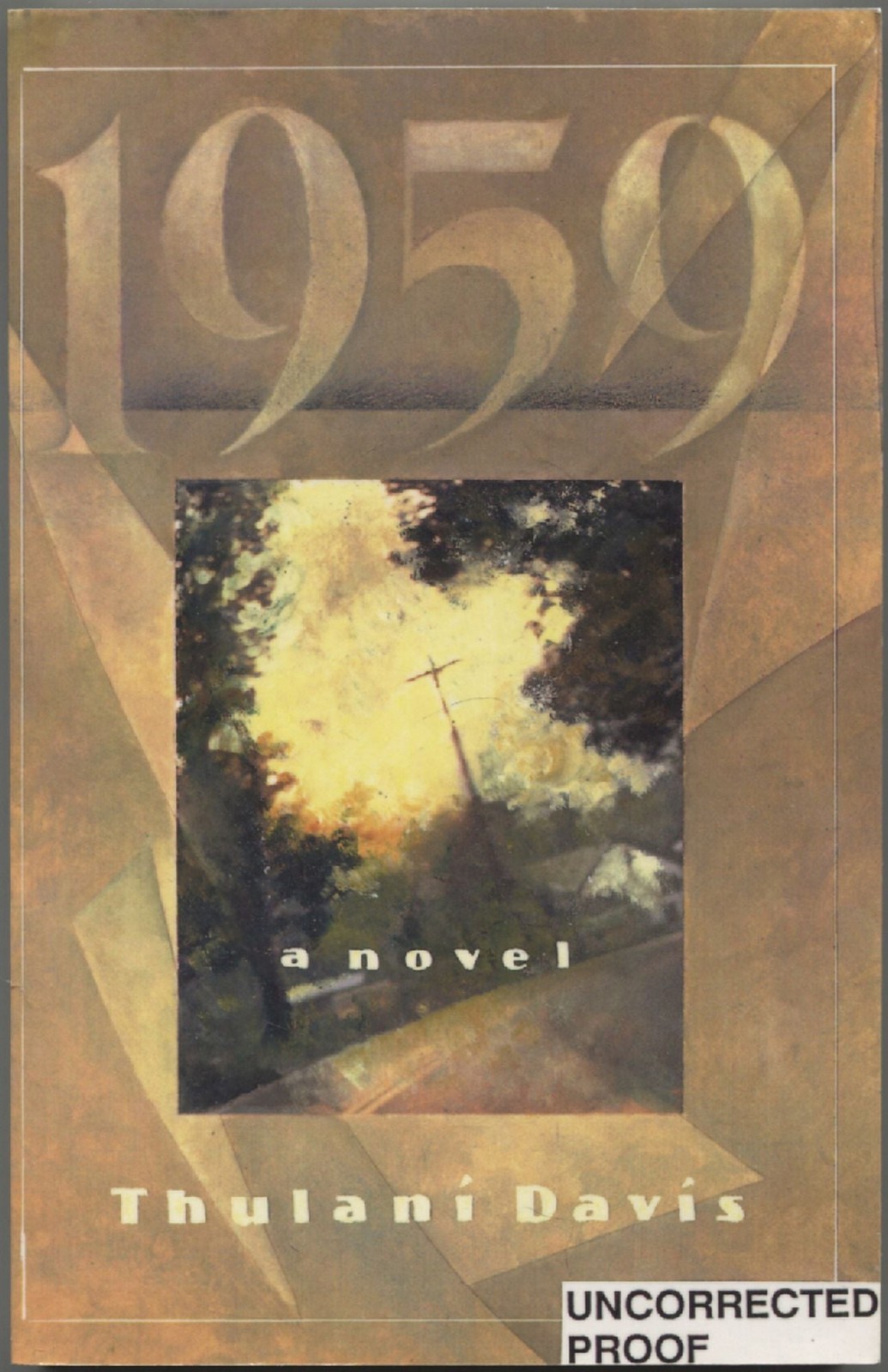 Thulani DAVIS / 1959 A Novel Uncorrected Proof 1st 1992