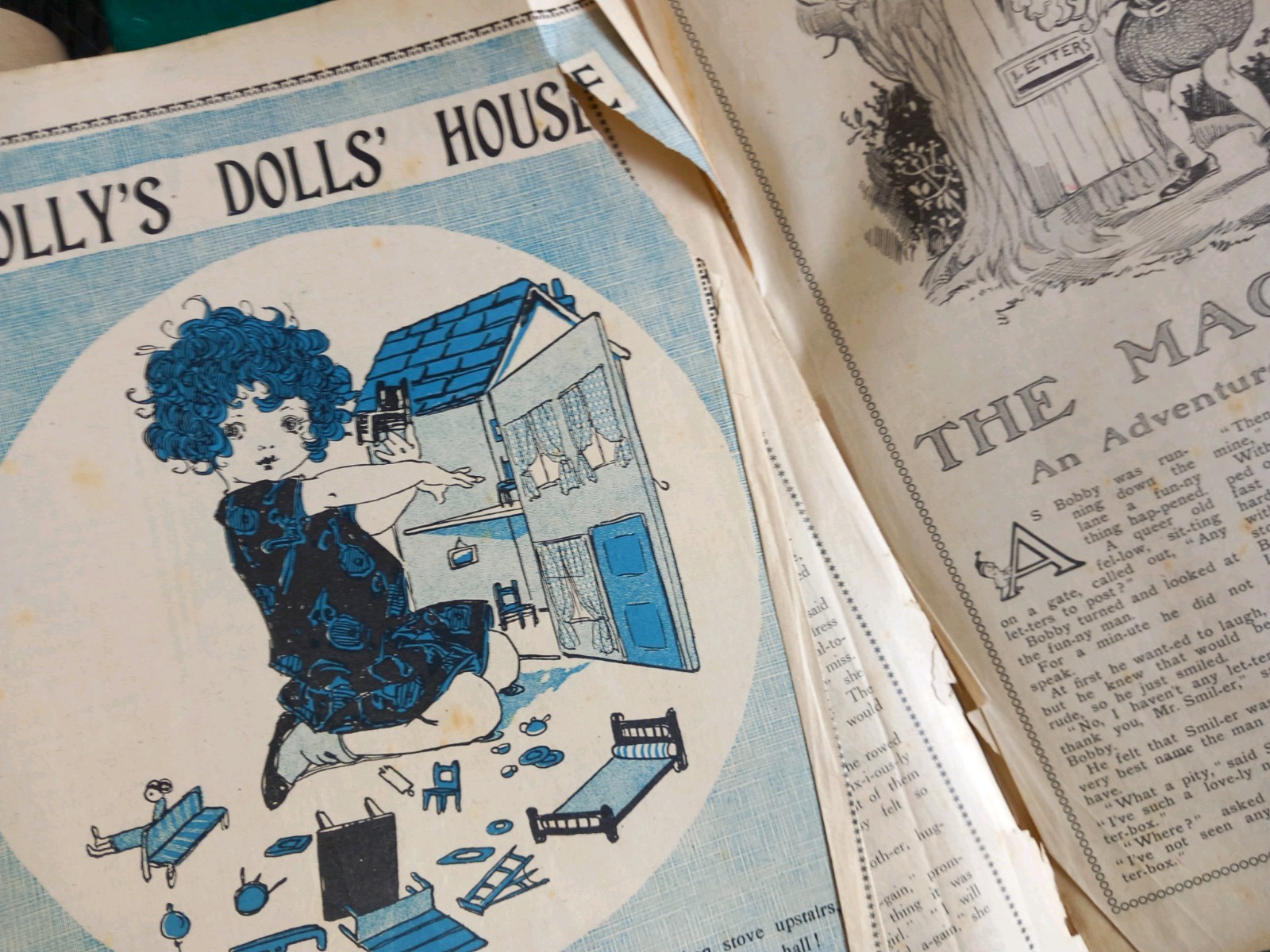 The Chicks‘ Own Annual 1928. Poor Condition But Intact.