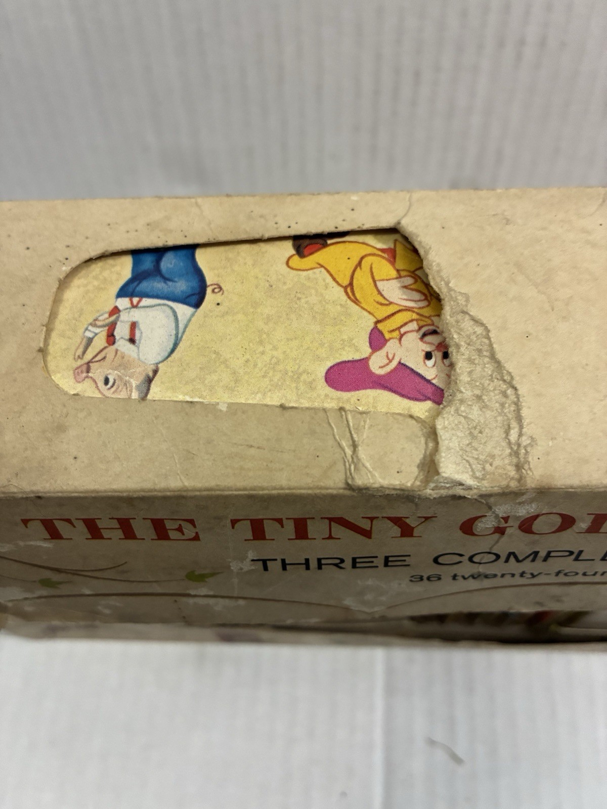 Vtg Tiny Golden Library Box Set (33 miniature books) 3 Books Missing #2,14,30