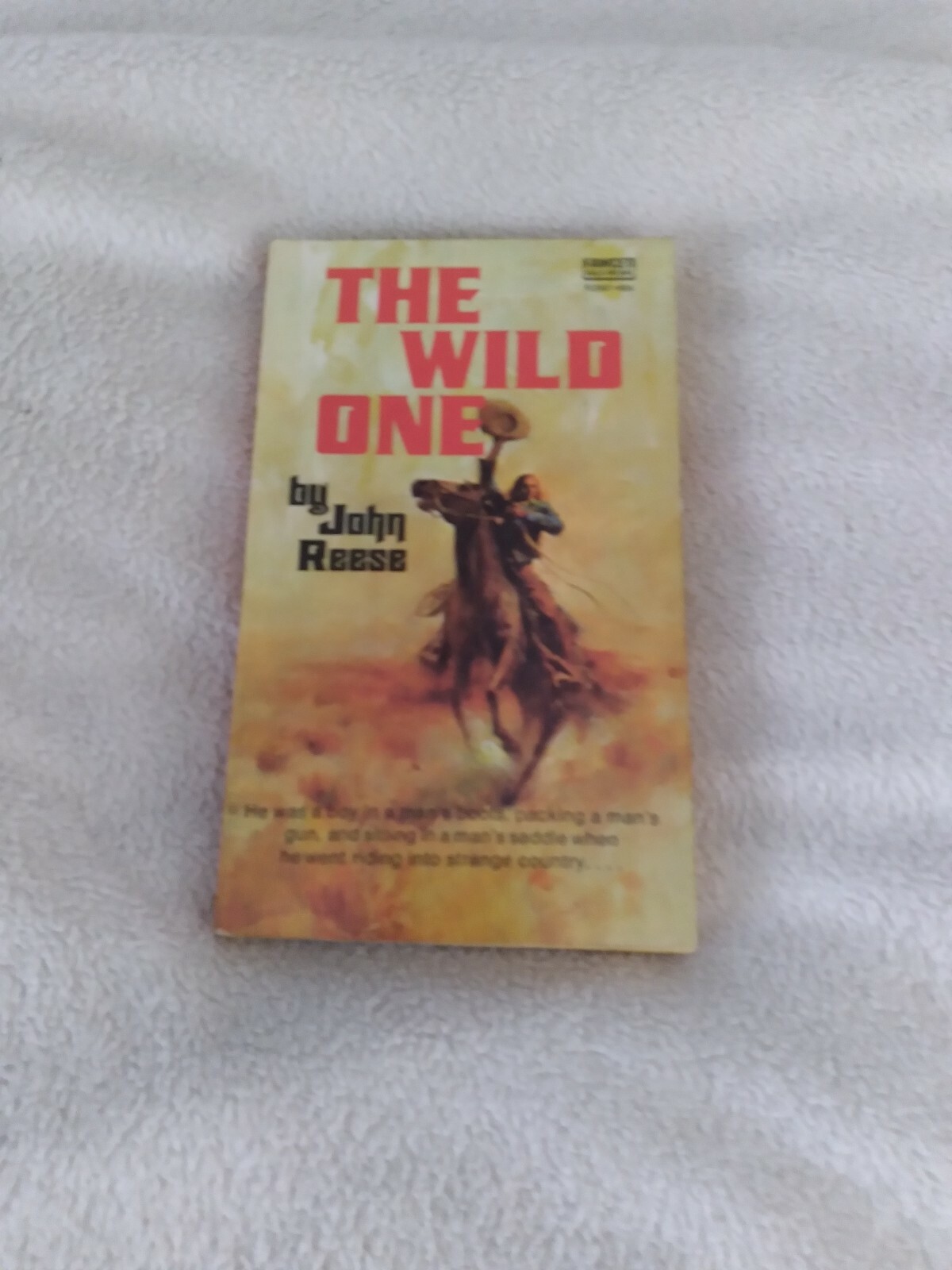 THE WILD ONE BY JOHN REESE (1972) FAWCETT PULP ERA WESTERN