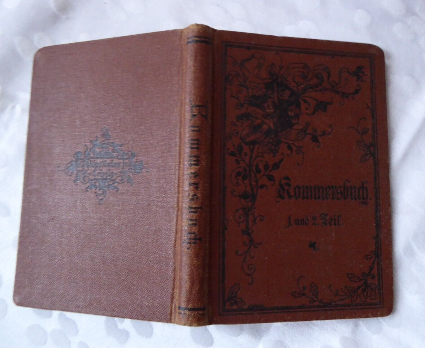 Kommersbuch, songbook of traveling students, 1st and 2nd Part, Reclam 1897
