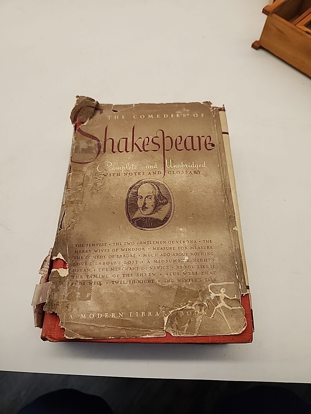 The Comedies of Shakespeare 1943 Complete And Unabridged Dust Jacket Rough