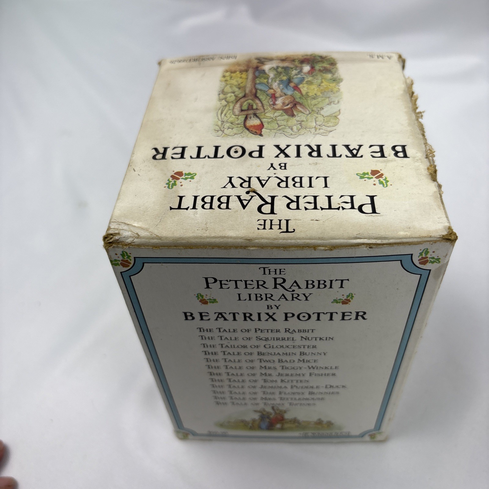 The PETER RABBIT LIBRARY by Beatrix Potter BOXED SET 1-12 BOOKS F. WARNE 1989