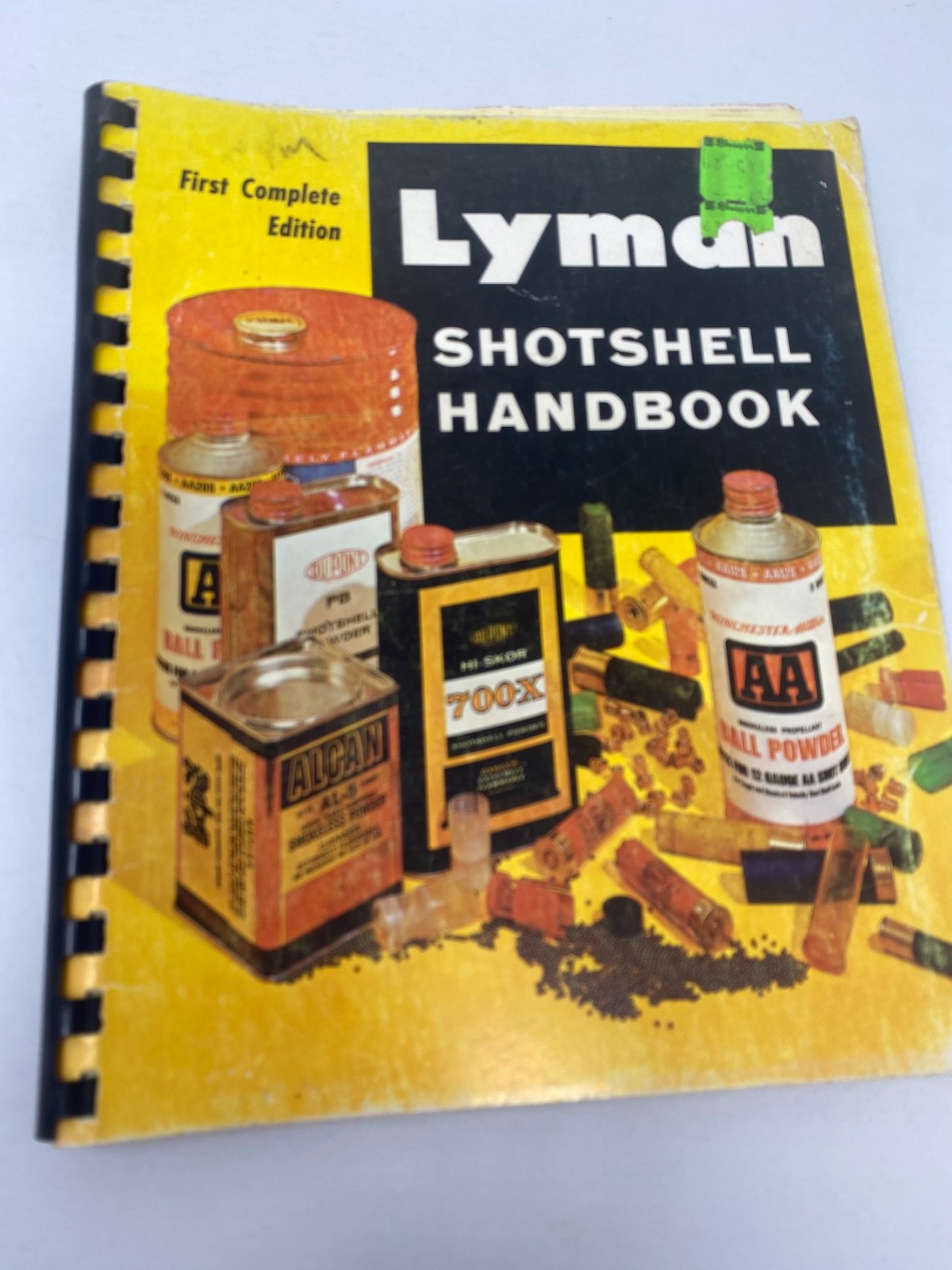 LYMAN Shotshell Handbook First Complete Edition 1969 Spiral Bound Softcover