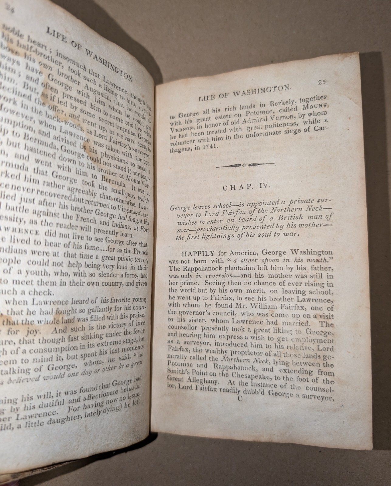 LIFE OF GEORGE WASHINGTON M L Weems 1808 6th Ed HC free S/H