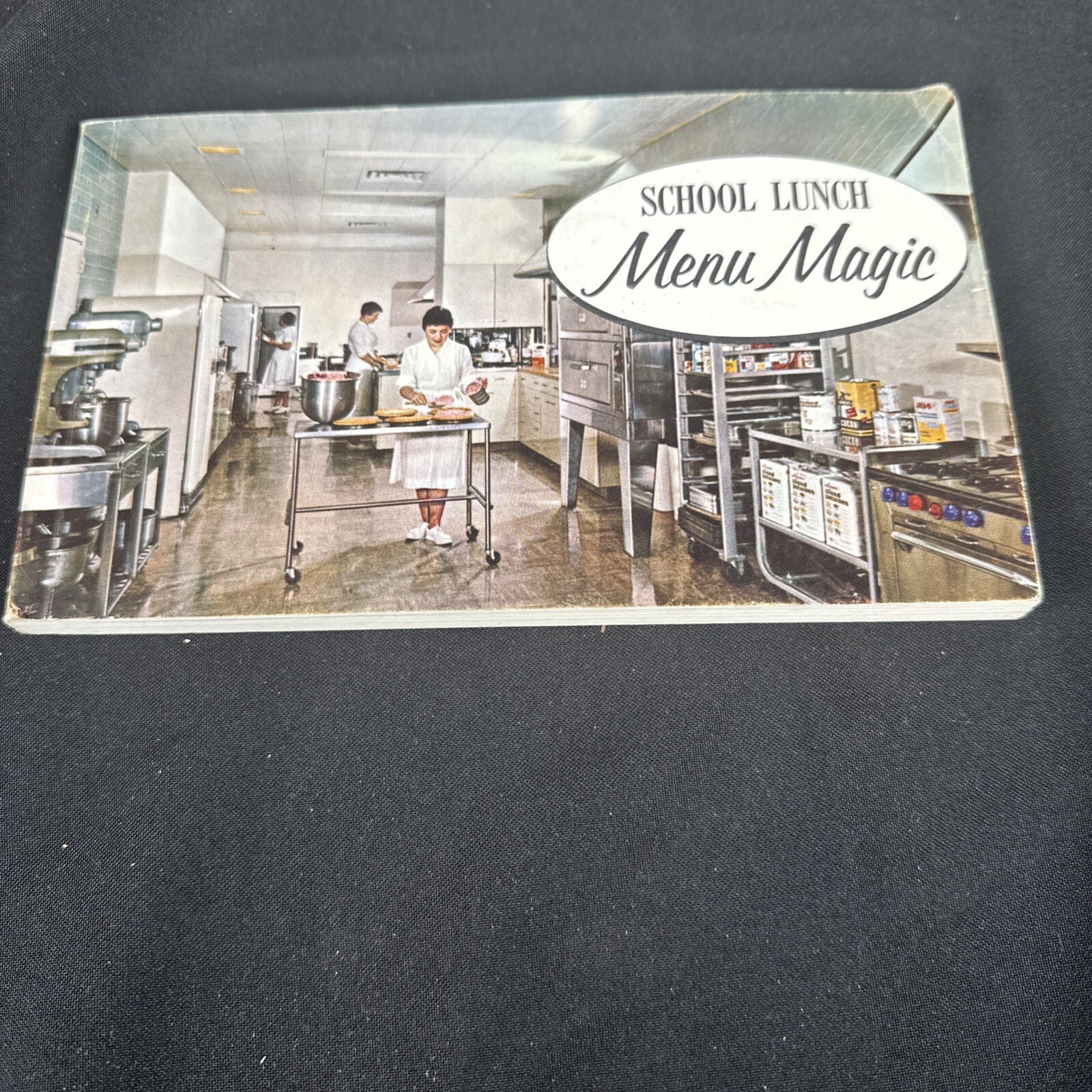 c.1950’s-1960’s General Foods School Lunch Menu Magic Cookbook Softcover Nice!!