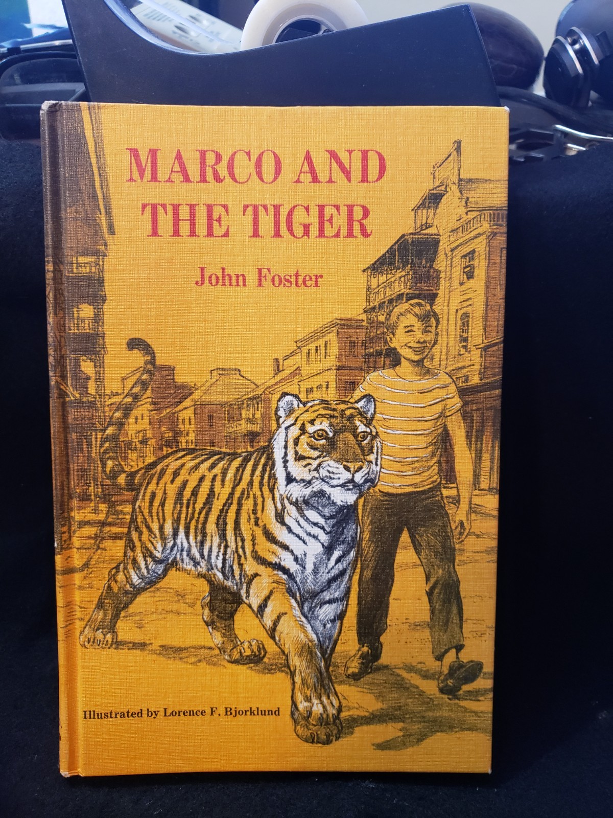 Marco and the Tiger John Foster Bjorklund illustrator New Orleans Vintage Book
