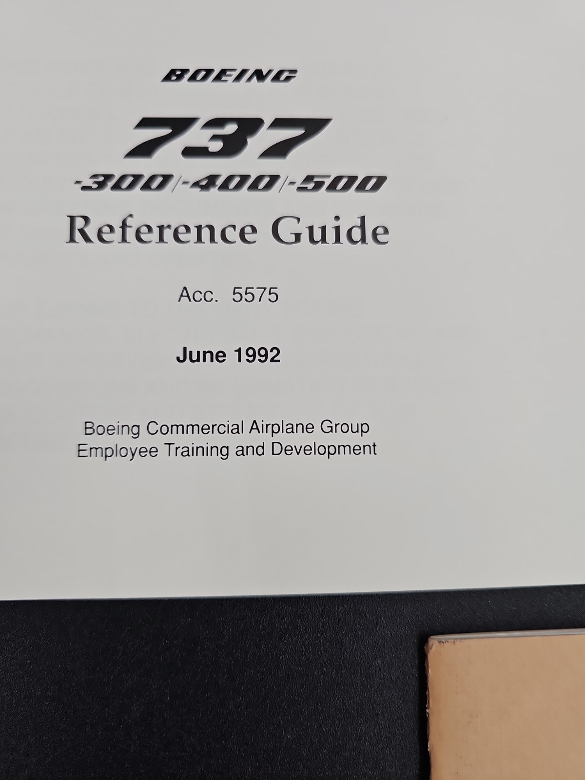 Vintage Boeing Issued Reference Guides Lot of 9: 707-720, 767, 737, 747,