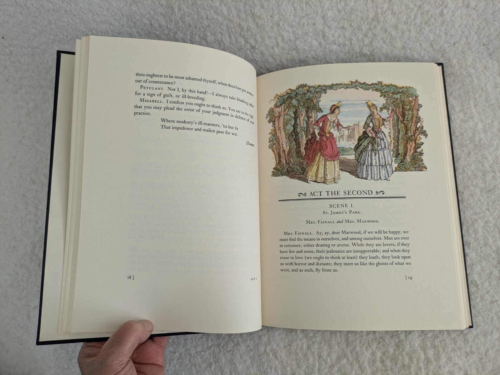 WAY OF THE WORLD William Congreve HERITAGE PRESS in Slipcaes w/ Sandglass