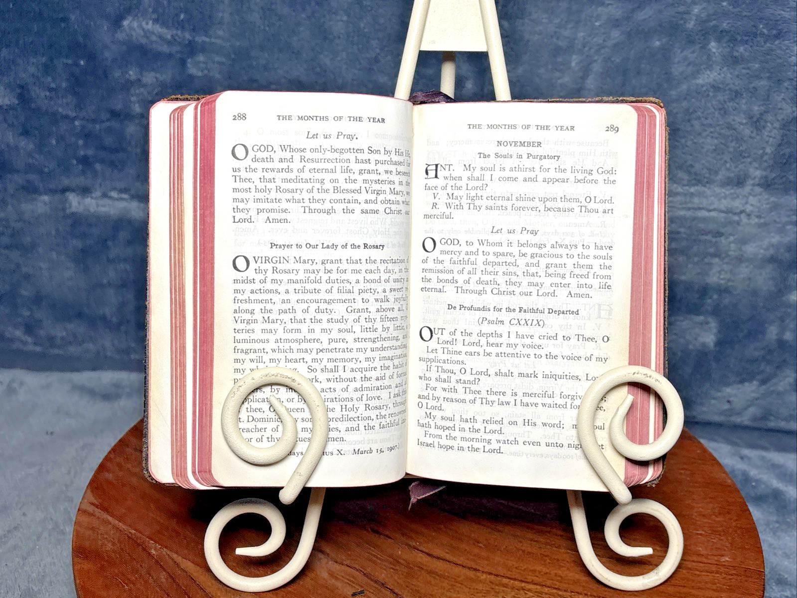BLESSED BE GOD Complete Catholic PRAYER book 1925 Leather P.J. Kenedy & Sons, NY