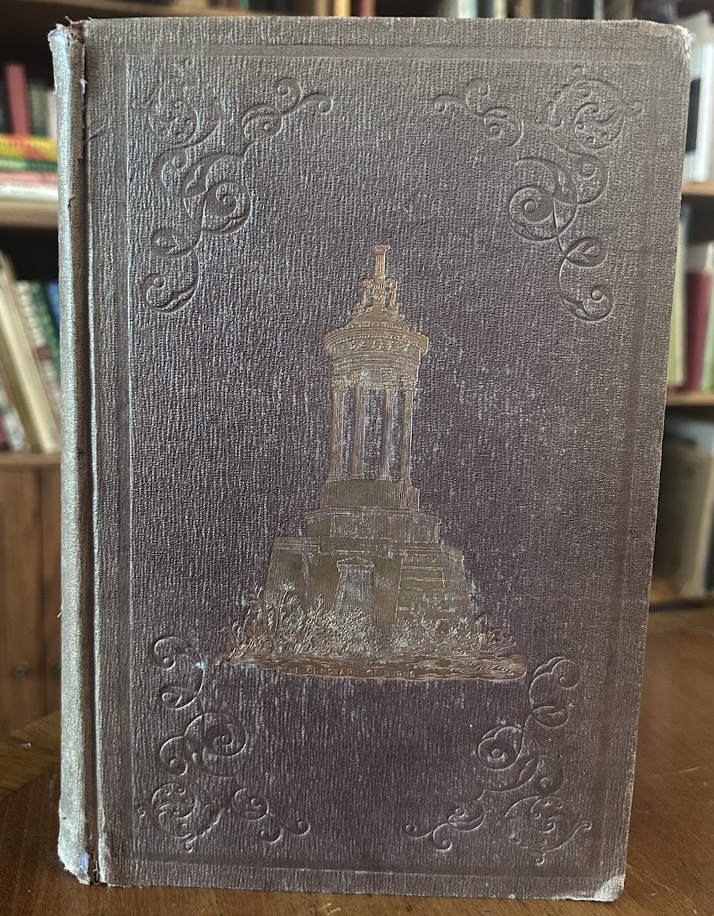 1851 The Complete Works Of Robert Burns Appleton Leather Cunningham VG
