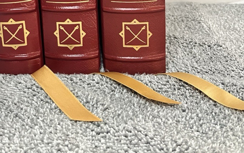 The Civil War: A Narrative 3 Volume Set Signed by Shelby Foote Easton Press 1991