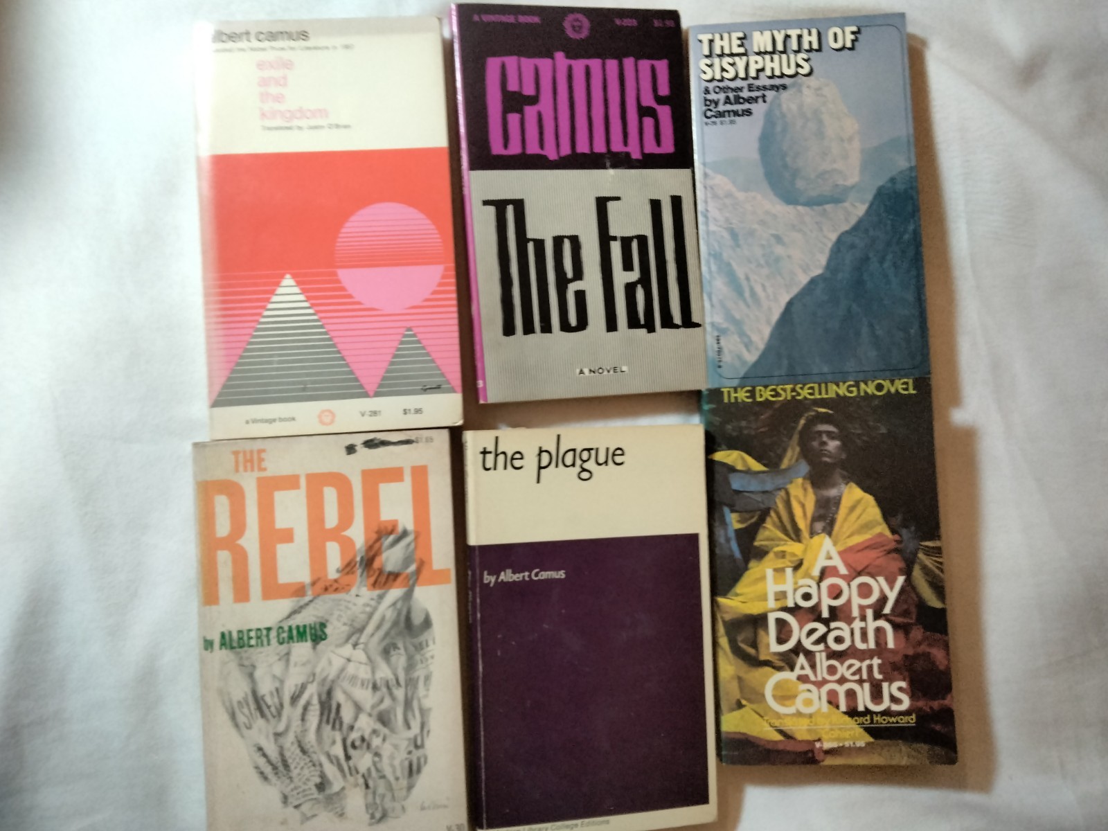 Vintage Albert Camus Paperback LOT