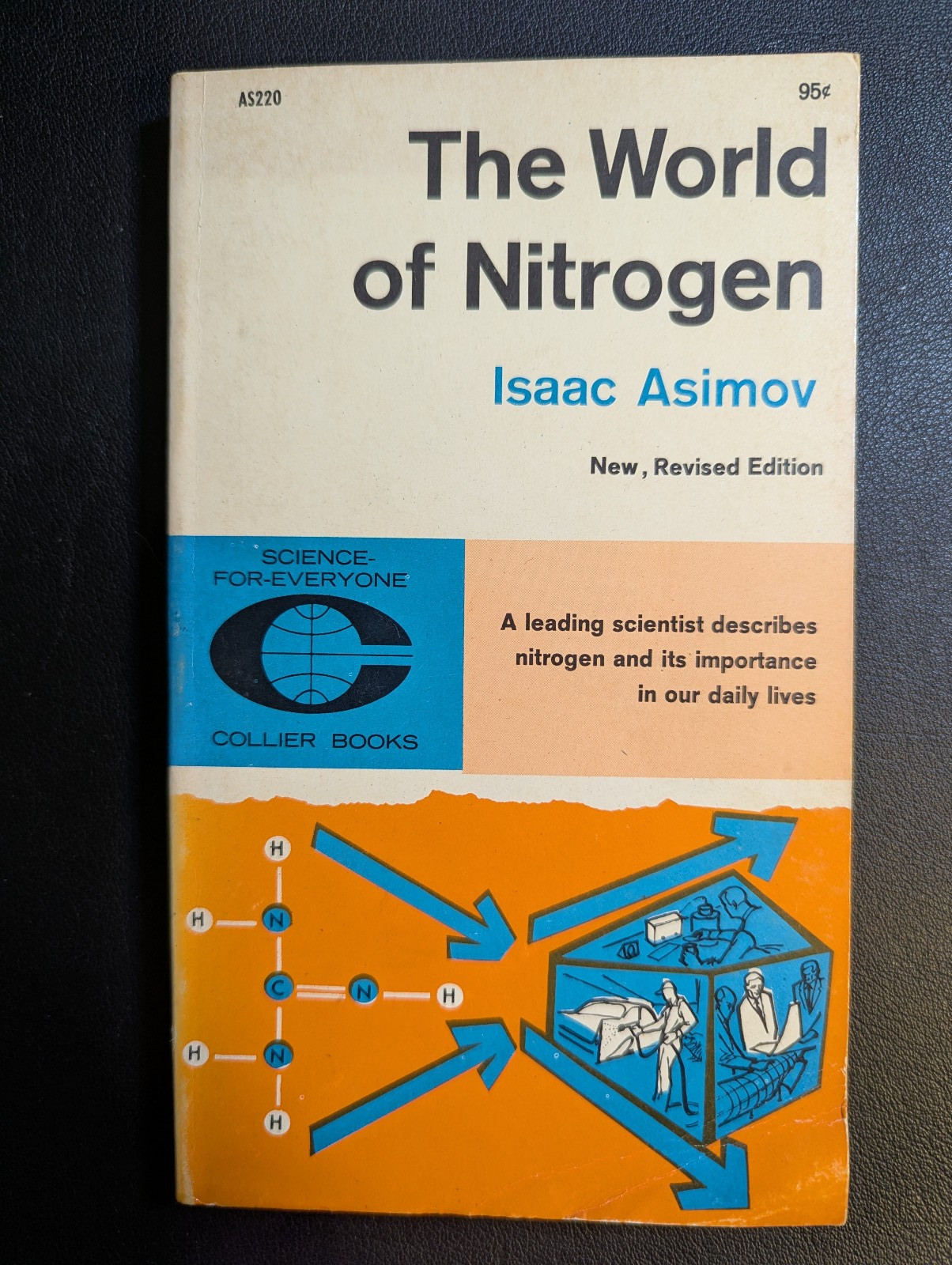 The World of Nitrogen Revised Ed by Isaac Asimov Collier Paperback 1962