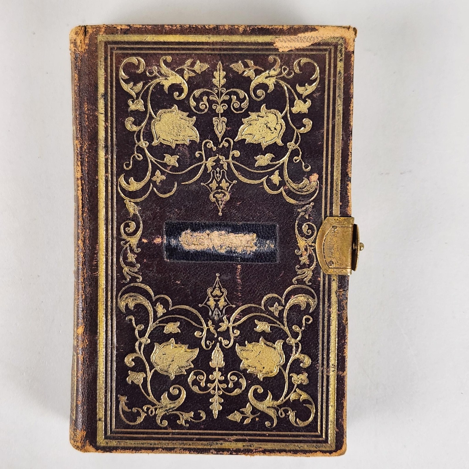 Gemeinschaftliches Gesangbuch German Lutheran Hymnal 1880 Leather Brass Clasp