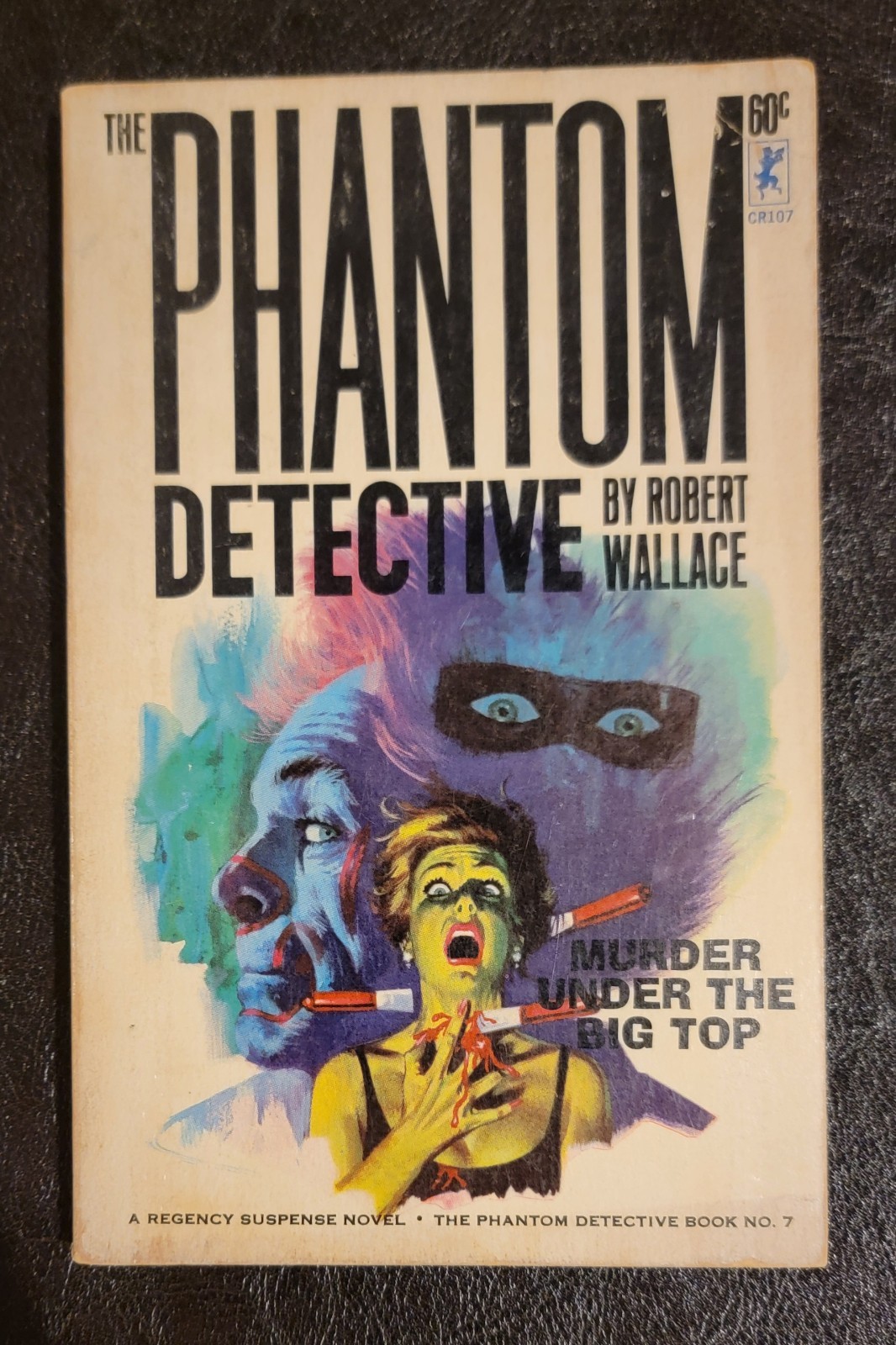 The Phantom Detective Murder Under The Big Top Corinth CR107 1965 Bonfils Cover