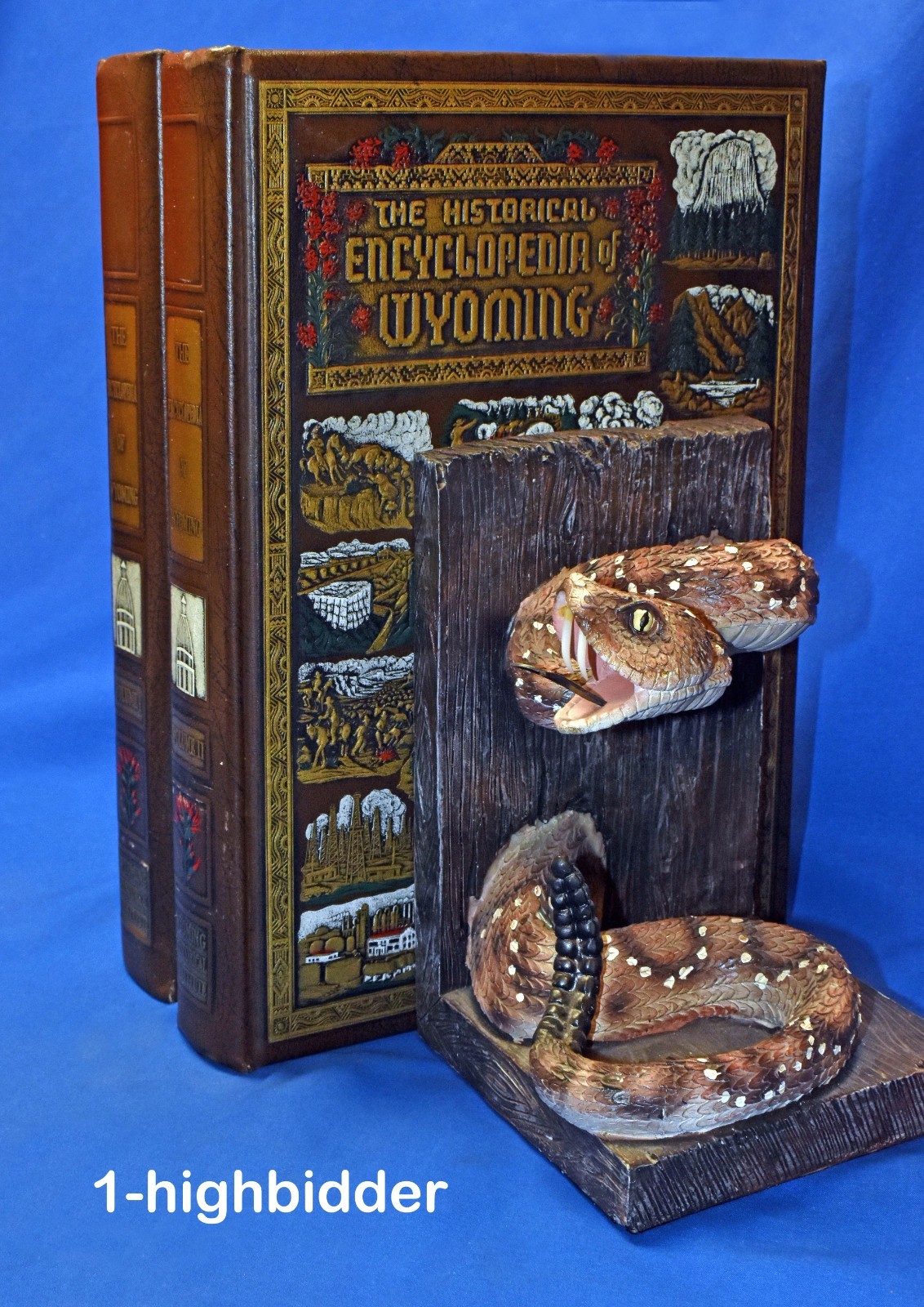 1970 The Historical Encyclopedia of Wyoming 2 Volume Set Chamblin HC Clean Rare
