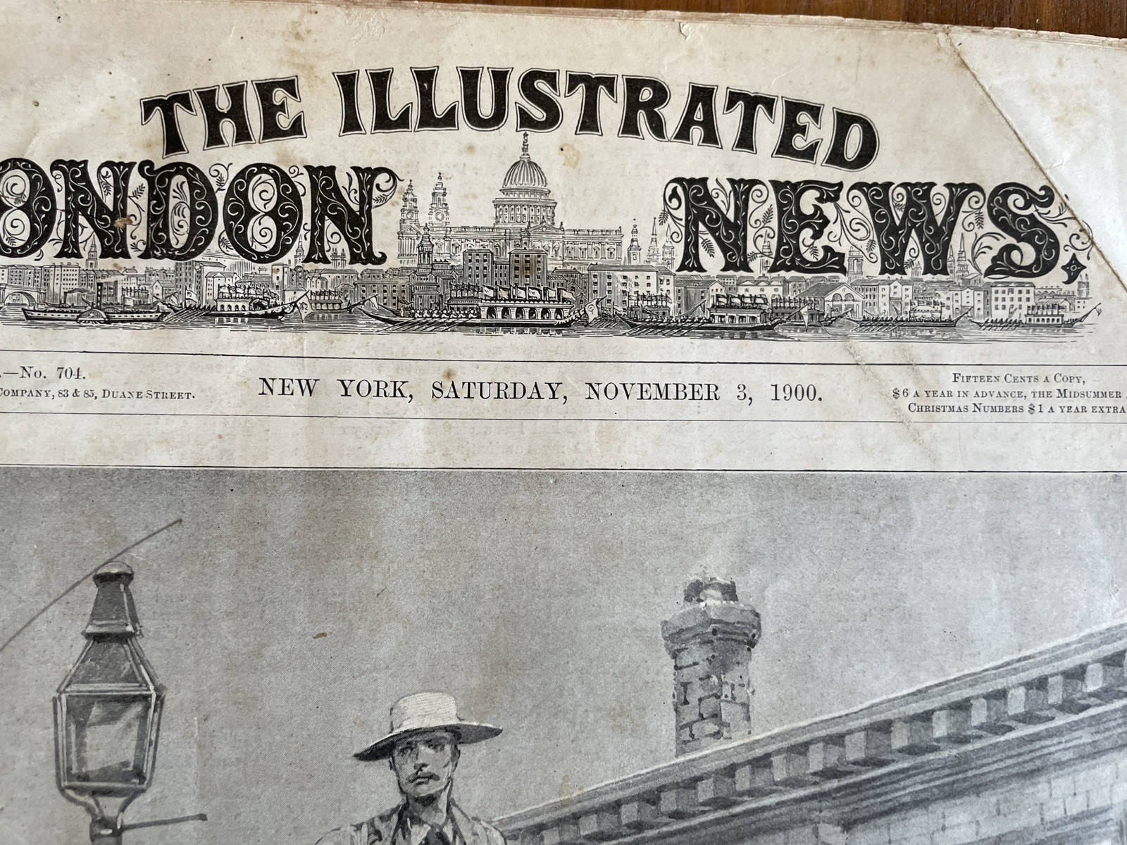 The Illustrated London News New York Nov 3, 1900 Newspaper Vintage