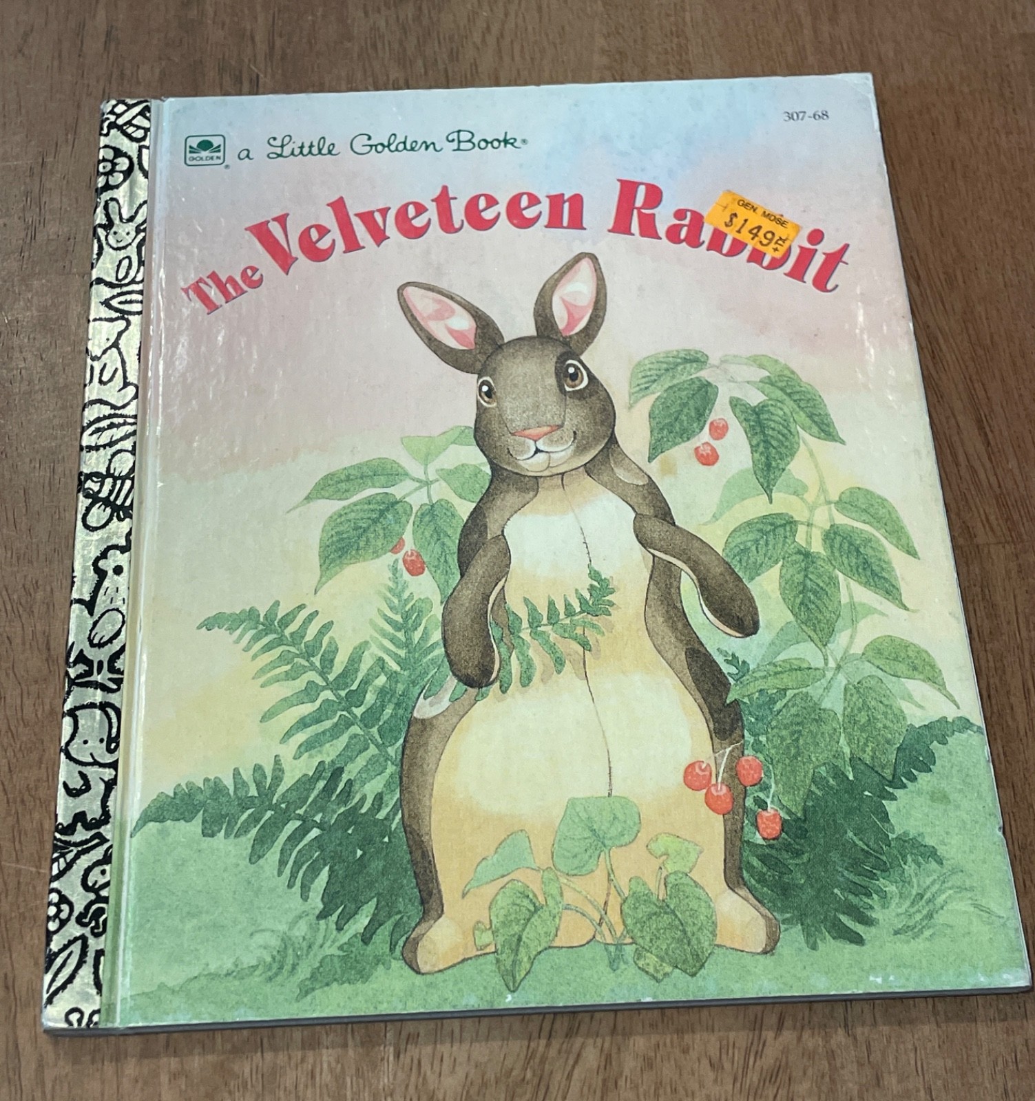 The Velveteen Rabbit A Little Golden Book Vintage Children’s 1992 Adapted