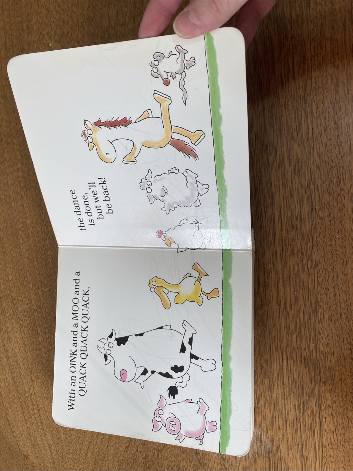 Barnyard Dance! By Sandra Boynton Vintage Children’s Board Book 1993