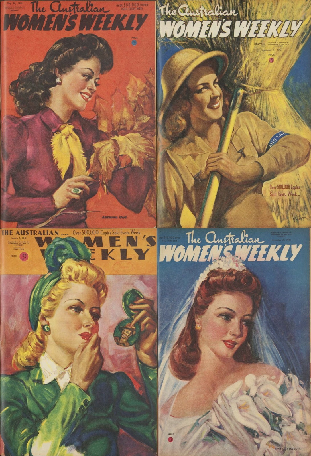 The Australian Women’s Weekly Magazine Vol.4 (1942-1944) – 156 Old Issues DVD
