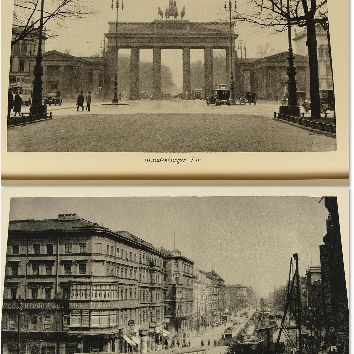 Berlin in the 1920s German Photo Book w/100 pictures Germany Brandenburg Gate