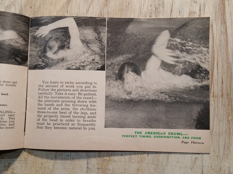 1945 Want to be a Swimming Champion Wheaties Matt Mann General Mills Minneapolis