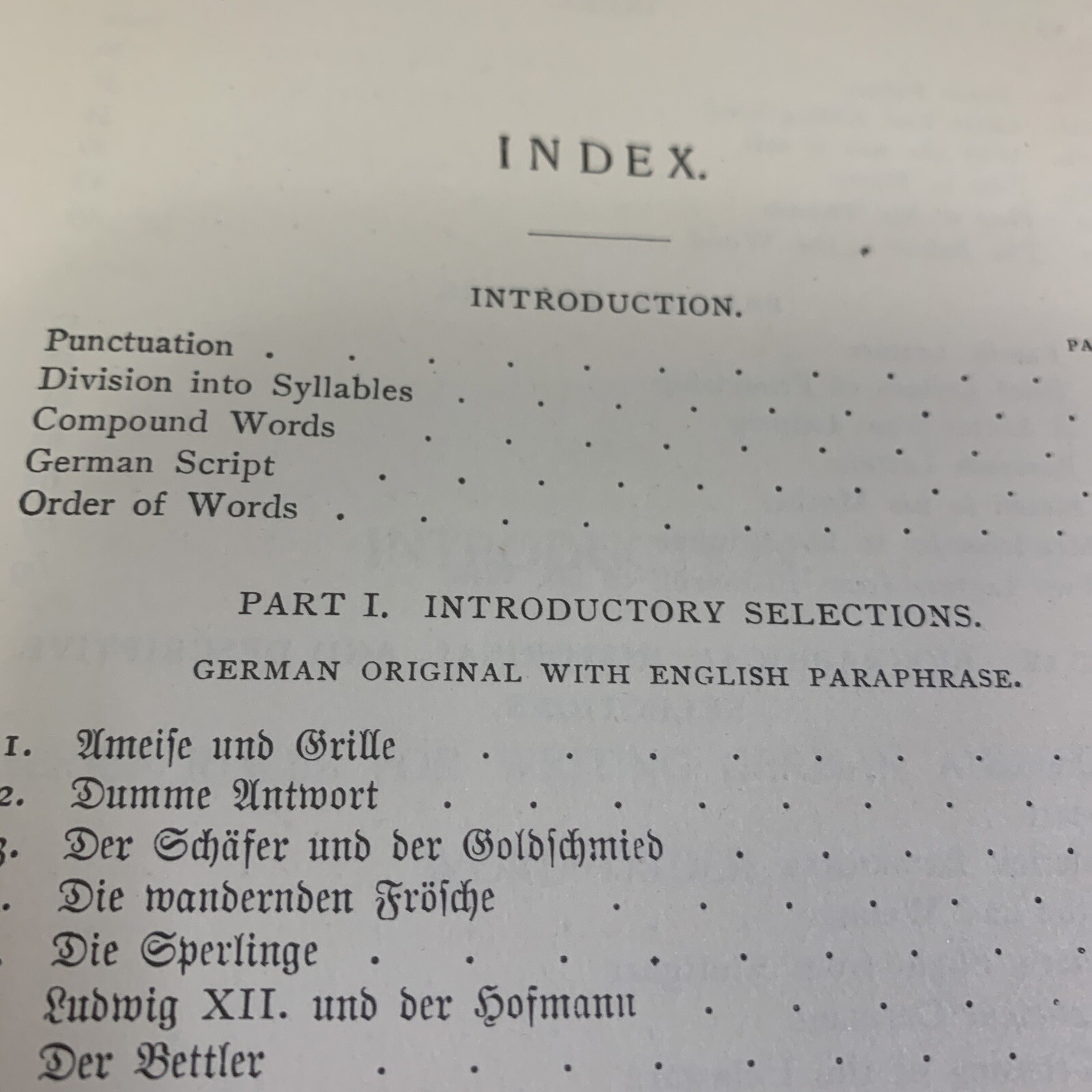 Selections For German Composition With Notes And Vocabulary Hardcover Book 1897