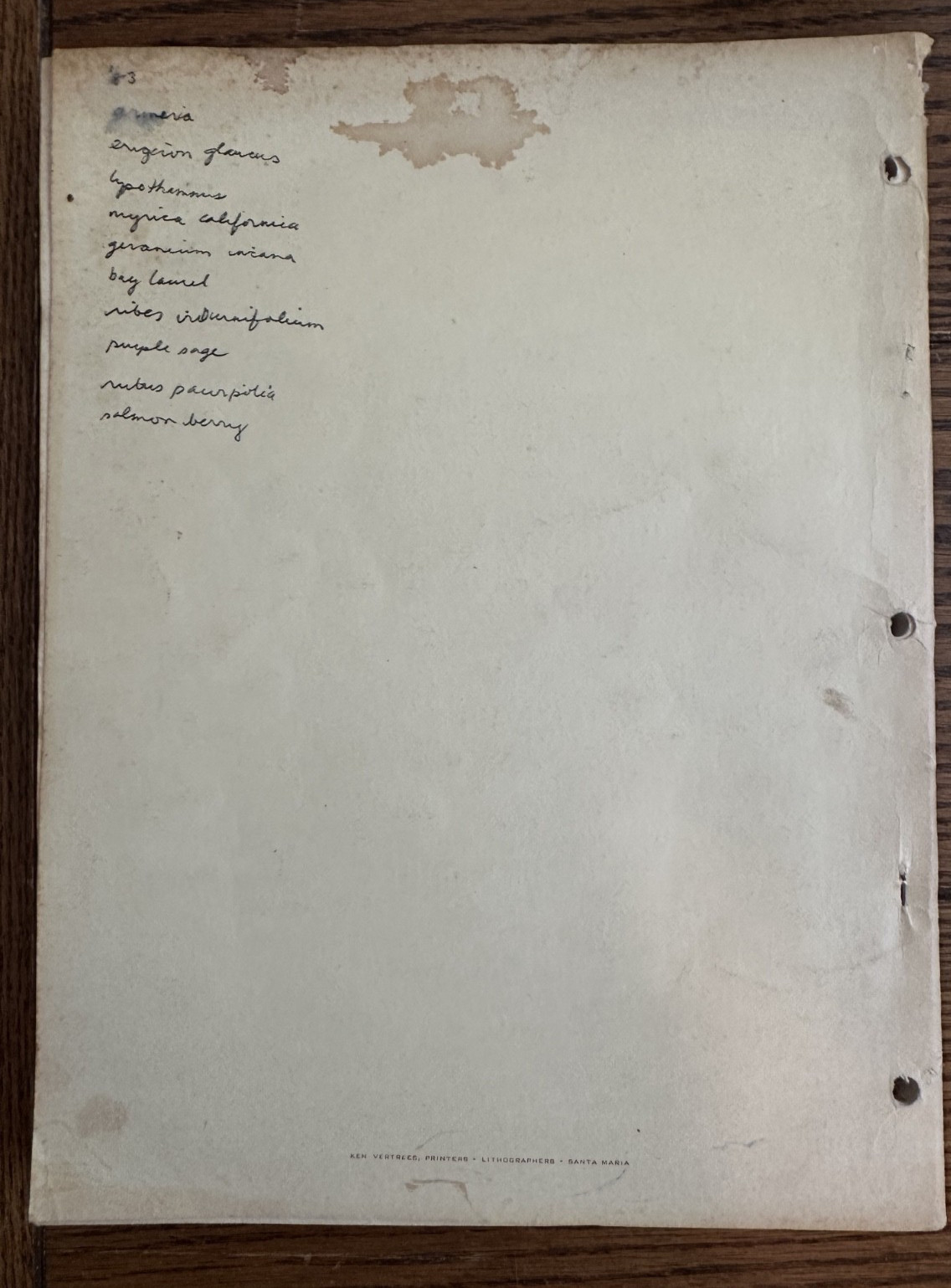 Native Plants A Viable Option 1977 California Society 3 Symposium Cal Poly CNPS