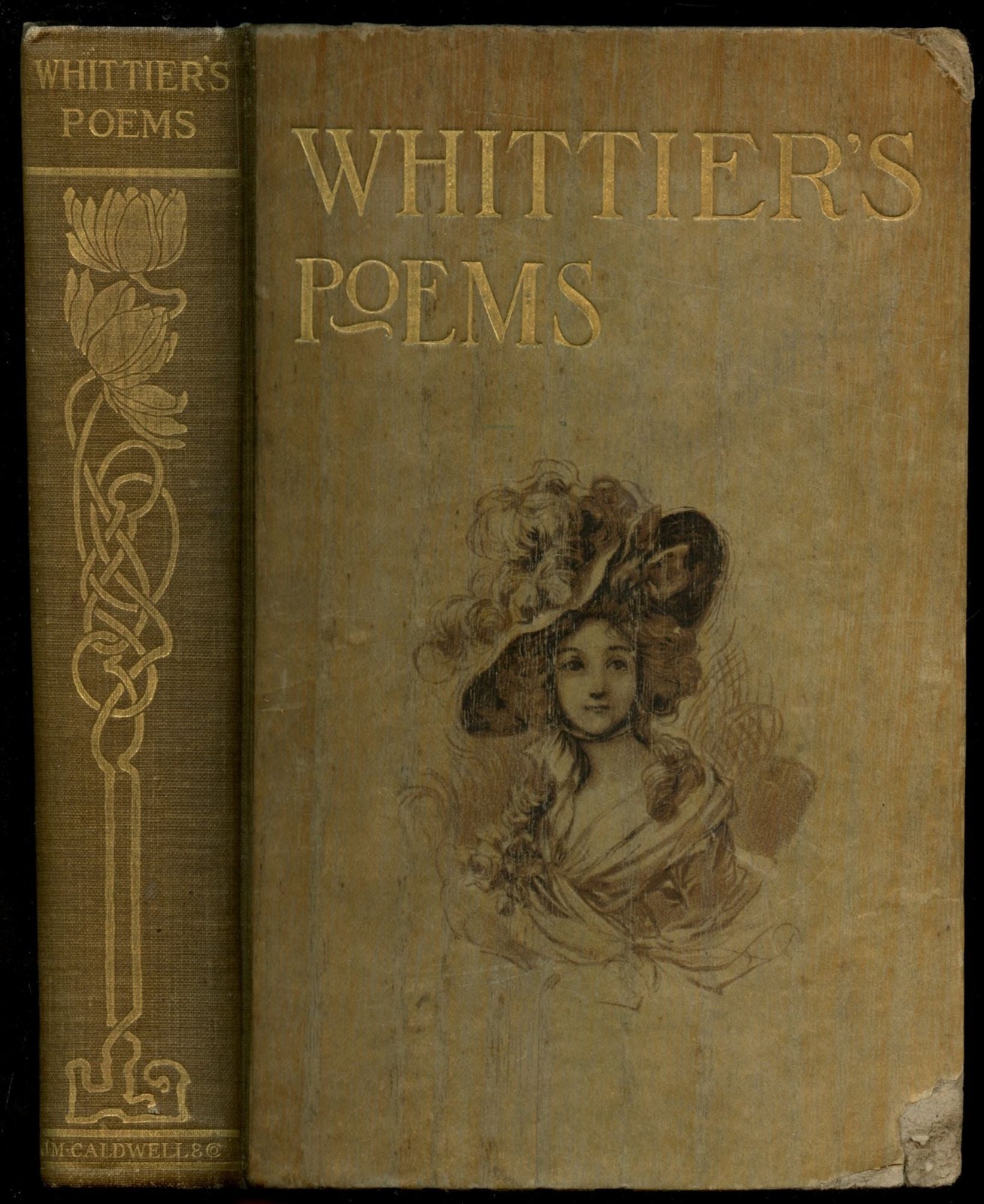 Louis Meynelle Hiram P Barnes / Poems by John Greenleaf Whittier 1893