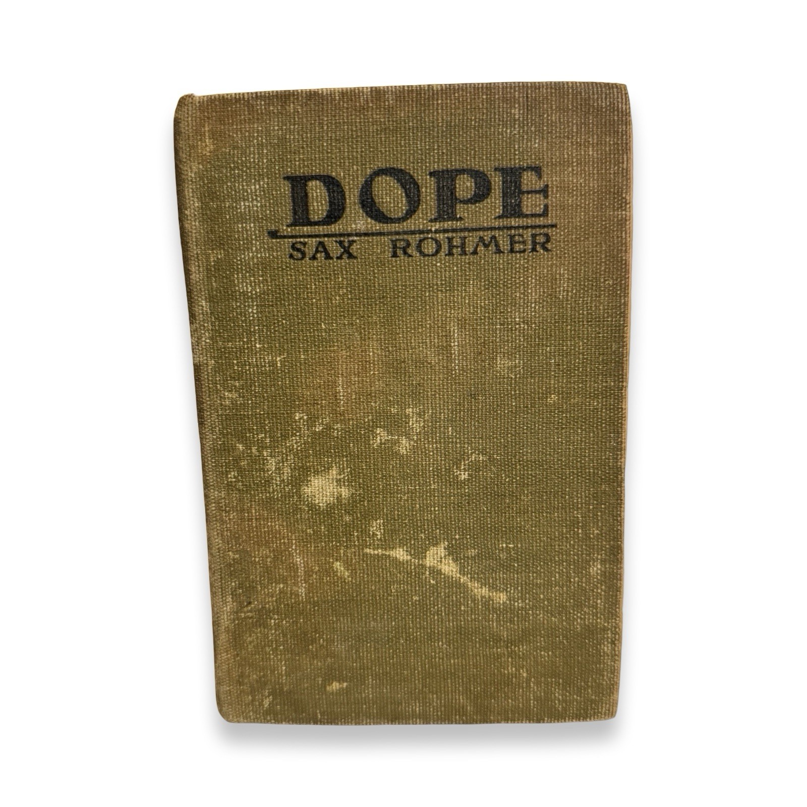 Dope by Sax Rohmer 1919 A.L. Burt Antique Hardcover Novel Book