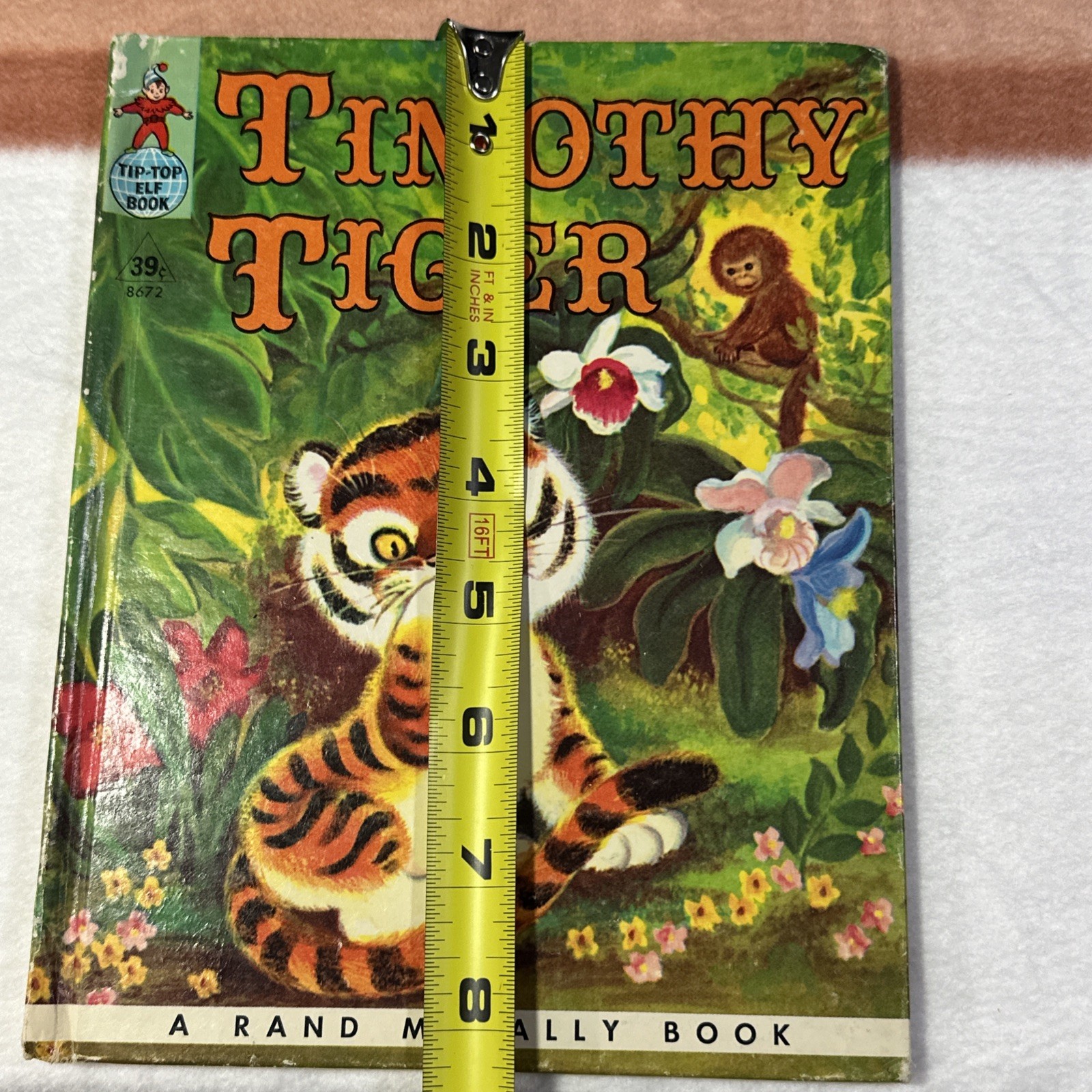 Timothy, Tiger By Marjorie Barrows Vintage Children’s Storybook First Edition
