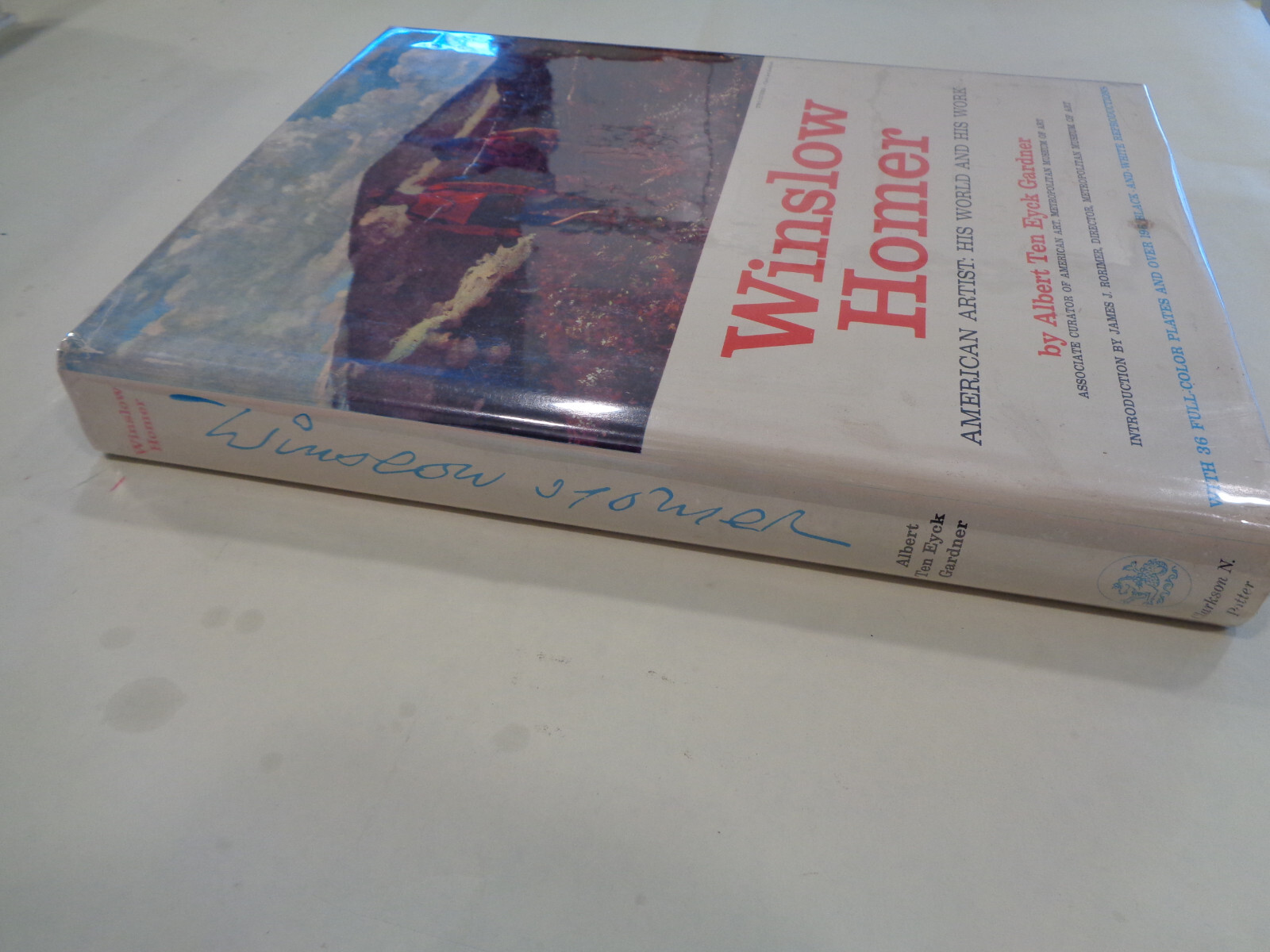 Winslow Homer American Artist: His World and His Work HBDJ 1961 1st Edition