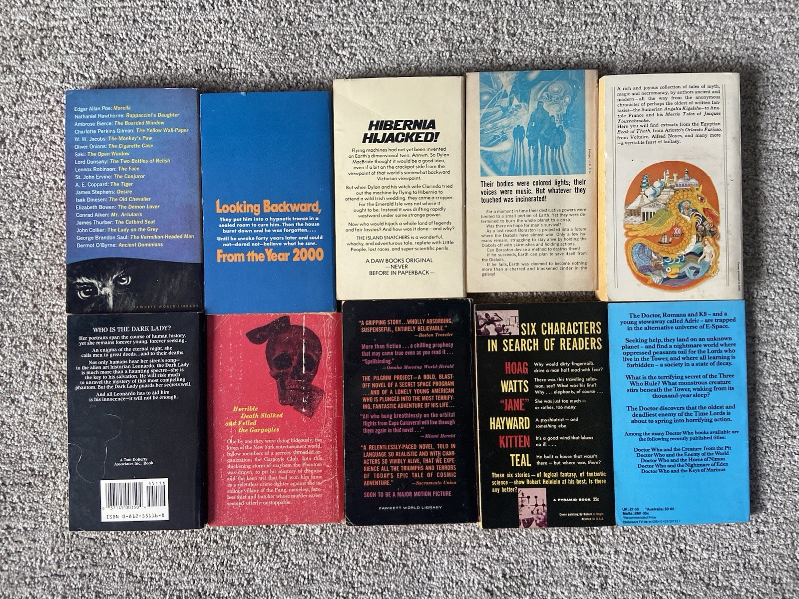 Lot Of 10 Paperback Books Horror, Drama Sci-fi, Action From The 60’s -70’s #14?