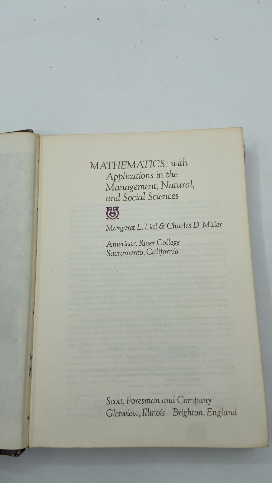 Mathematics: with Applications in the Management, Natural, and Social Science…