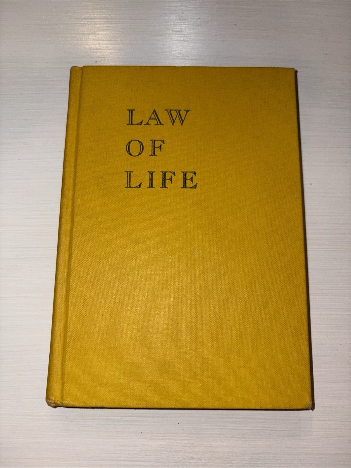 A.D.K. Luk Law of Life 1973 HC Esoteric Occult Metaphysical Foldout Rare