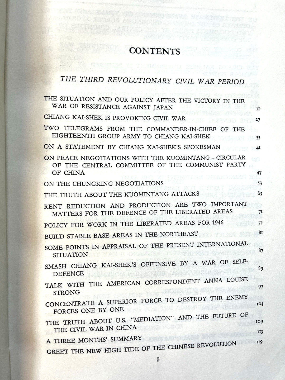 Selected Works of Mao Tse-Tung Vol 1-5 1967-1977 FLP Peking Paperback -Very Good