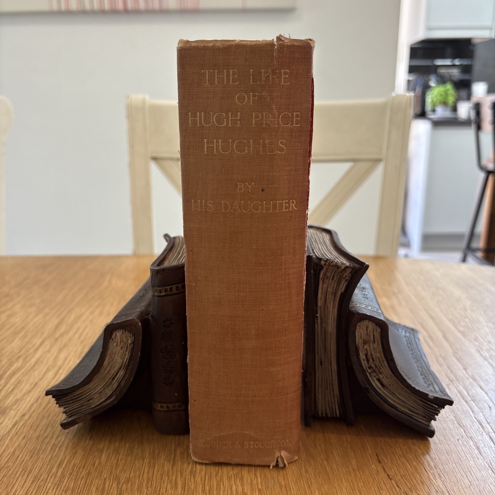 The life of Hugh price Hughes 1905 antique hardback book Hodder & Stoughton