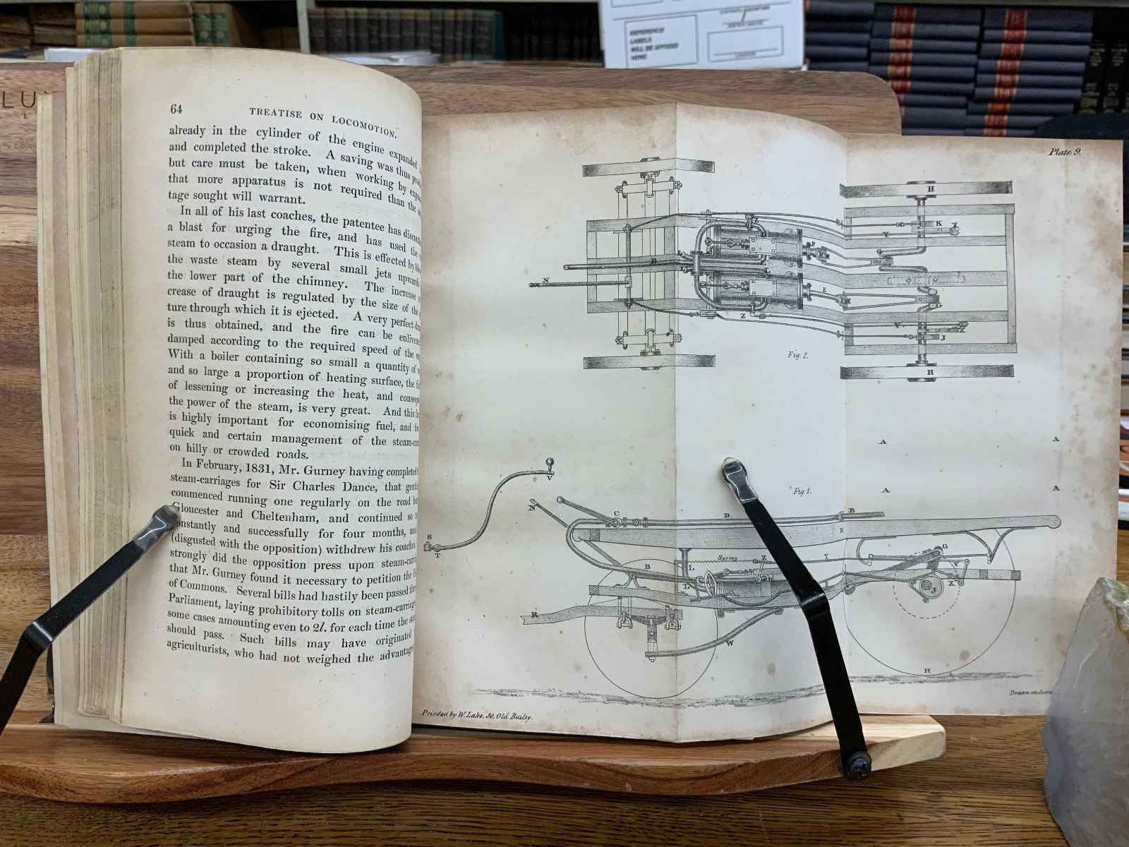 1836 Elemental Locomotion (Gordon) + Rail-Roads & Carriages (Tredgold) Complete