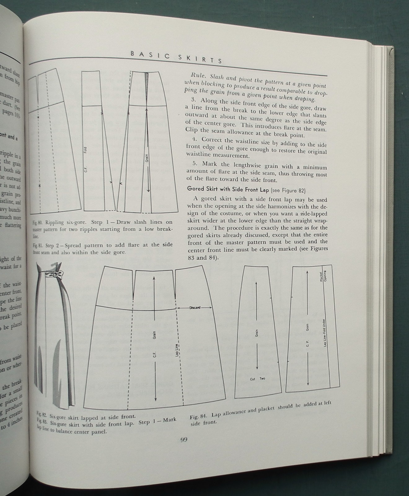 Dress Design Draping & Flat Pattern Making vintage 1940s dressmaking sewing book